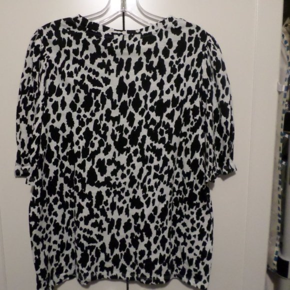 Sanctuary Leopard Print Short Sleeve Tee NWT Sz XL - Picture 4 of 4